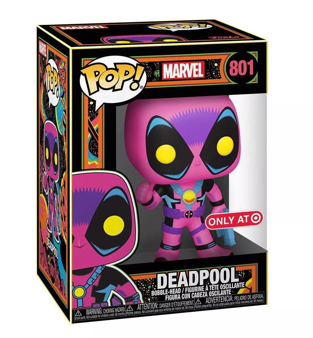 Funko Pop! Deadpool #801 (Blacklight)