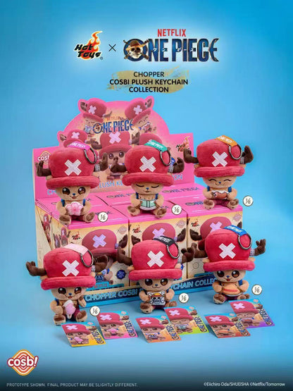 Hot Toys COSBI One Piece Chopper Plush Keychain Blind Box