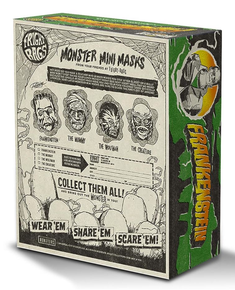 Universal Monsters Frankenstein Basil Gogos Ver Previews Exclusive Mini Mask