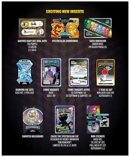 VeeFriends 2026 VeeFriends Super Stickers Spectacular Series Hanger Pack (White Ice Parallels)