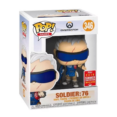 Funko Pop! Games: Overwatch: Soldier: 76 #346 - Funko 2018 Convention Edition