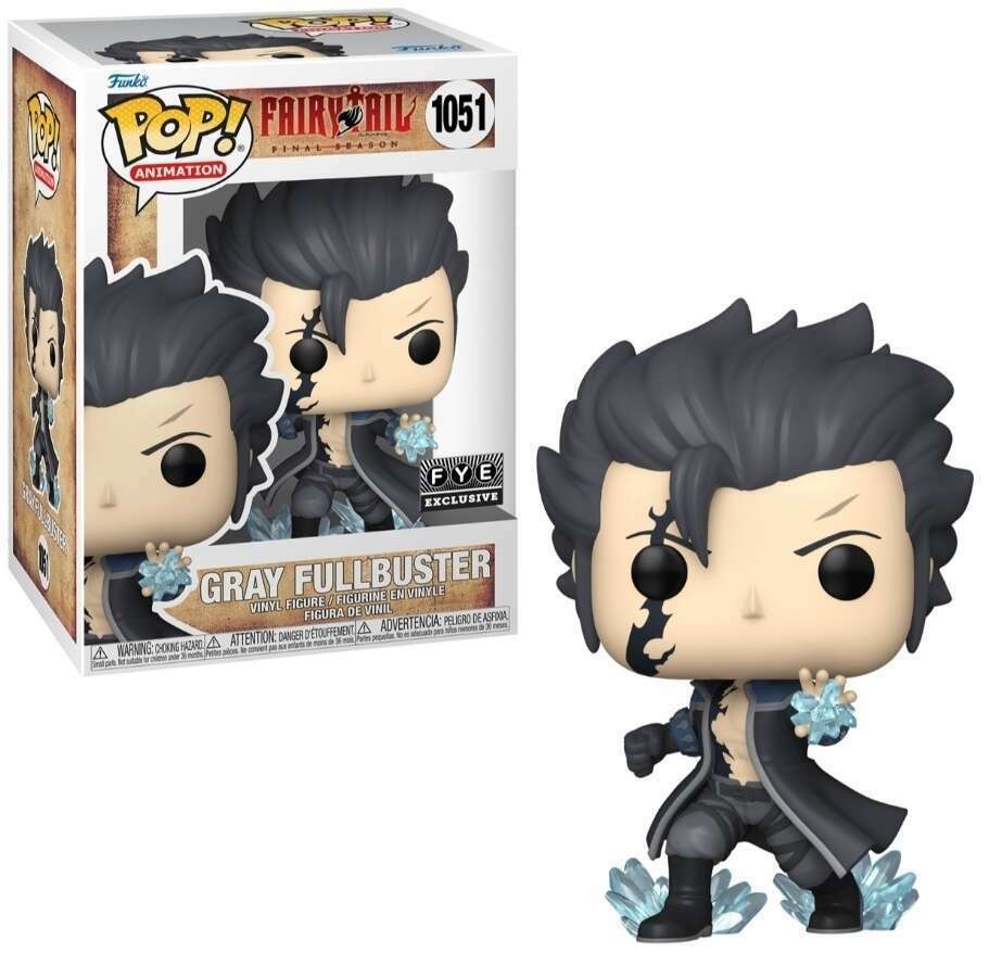 Funko Pop! Animation: Fairy Tail: Gray Fullbuster #1051 - FYE Exclusive