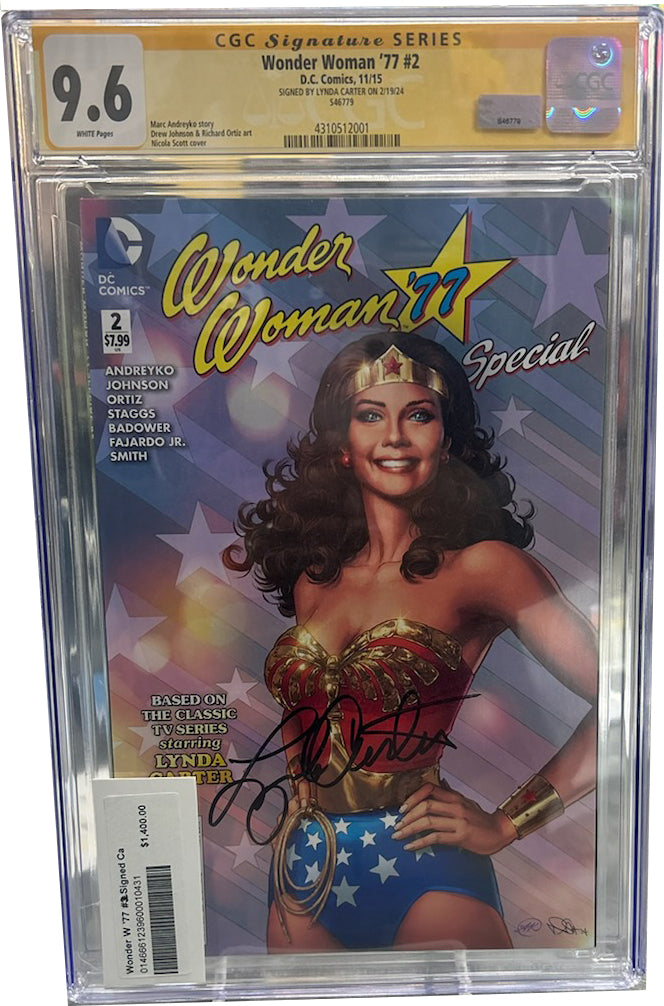 Wonder W '77 #2 Signed CarterCGC9.6