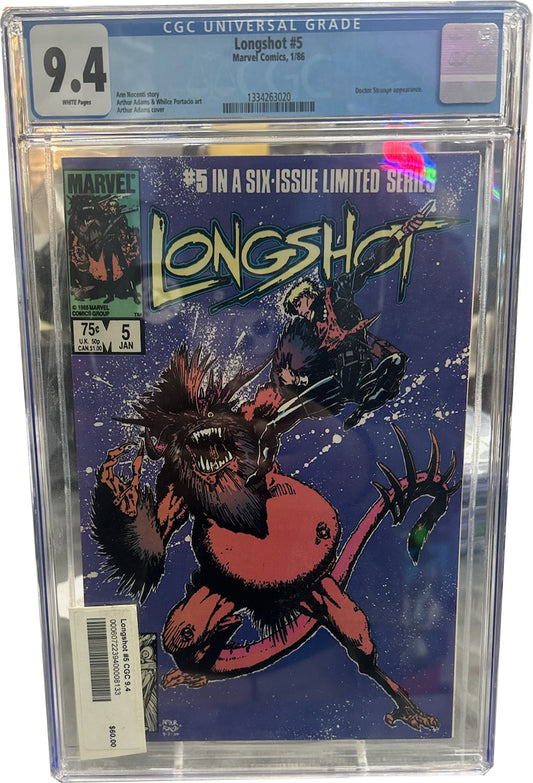 Longshot #5 CGC 9.4