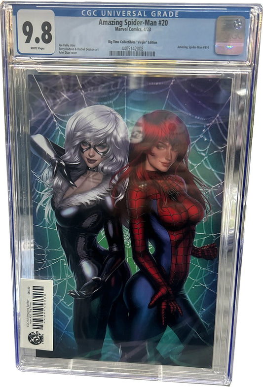 CGC 9.8 Amazing Spider-man #20 "Big Time Collectibles Virgin Cover"