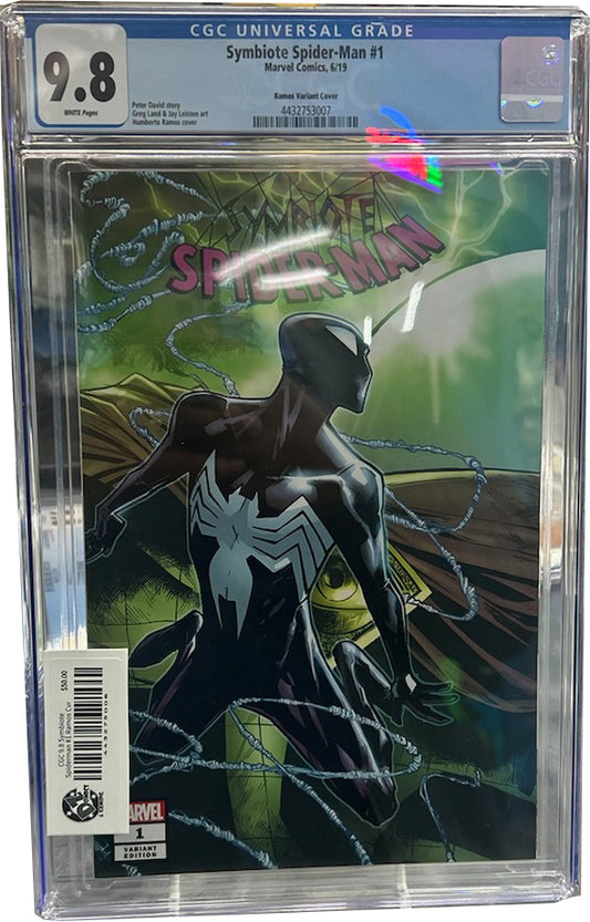 Symbiote Spider-man #1 Ramos Cvr A (connecting cover) CGC 9.8