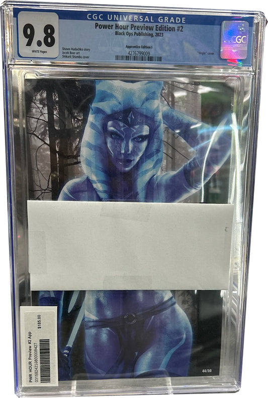 Power HOUR Preview #2 Apprentice Edition I CGC9.8 Virgin Cover