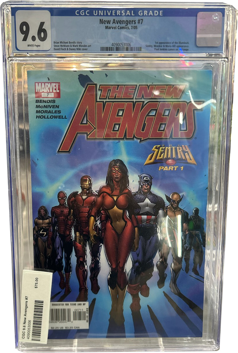 CGC 9.6 New Avengers #7