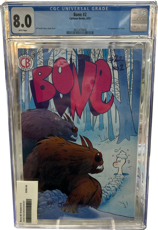 Bone #2 Graded 8.0 1st Printing