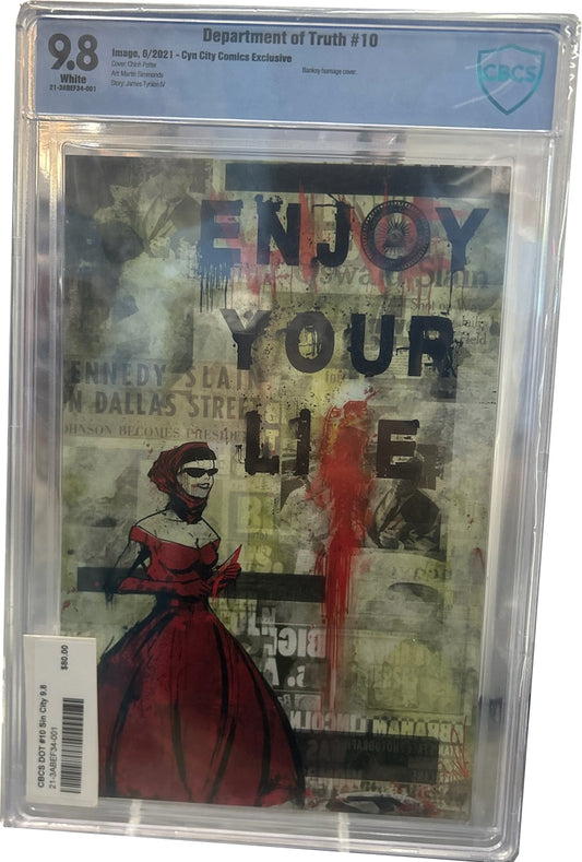 Department of Truth #10 CBCS Sin City 9.8