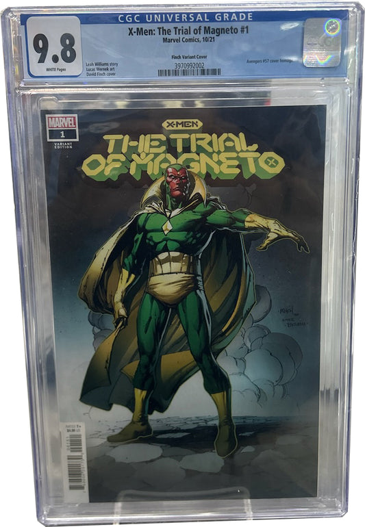 X-Men Trial Of Magneto #1 CGC 9.8 Finch Variant