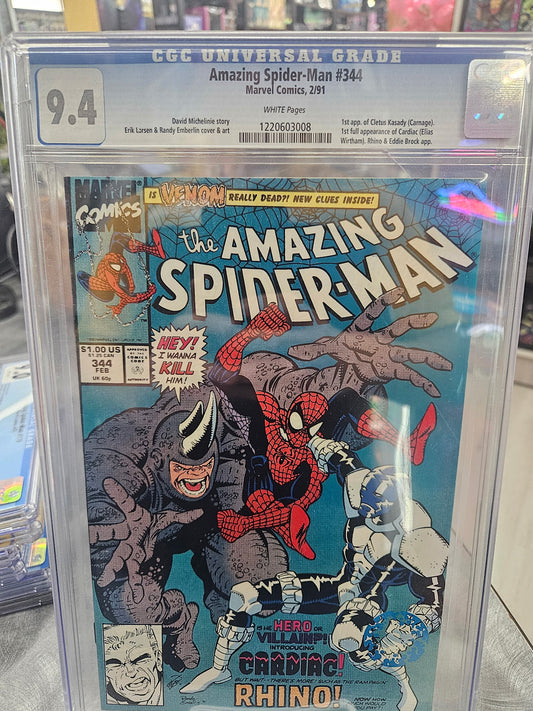 CGC 9.4 Amazing Spider-Man #344