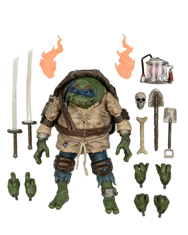 Universal Monsters x Teenage Mutant Ninja Turtles – 7” Scale Action Figure – Ultimate Leonardo as The Hunchback (NECA)