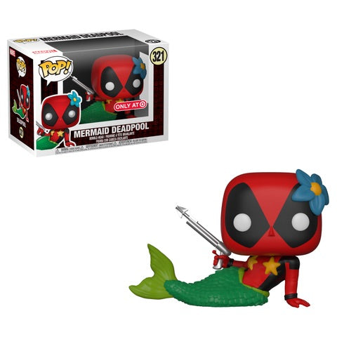 Funko Pop! Mermaid Deadpool #321 - Marvel Target Exclusive