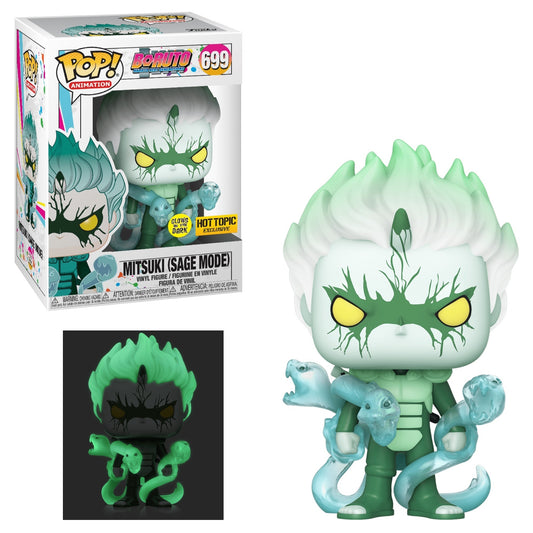 Funko Pop! Animation: Boruto: Mitsuki (Sage Mode) #699 - Hot Topic Exclusive - GITD