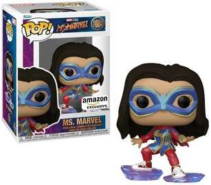 Funko Pop! Marvel: Ms. Marvel-Ms. Marvel Vinyl Figure (Amazon Exclusive)