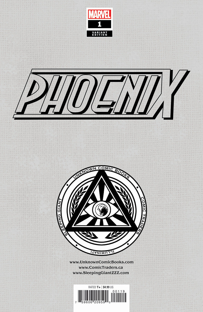 [Foil] Phoenix #1 Unknown Comics Nathan Szerdy Marvel Girl Virgin Exclusive Sdcc 2024 Var (07/17/2024)