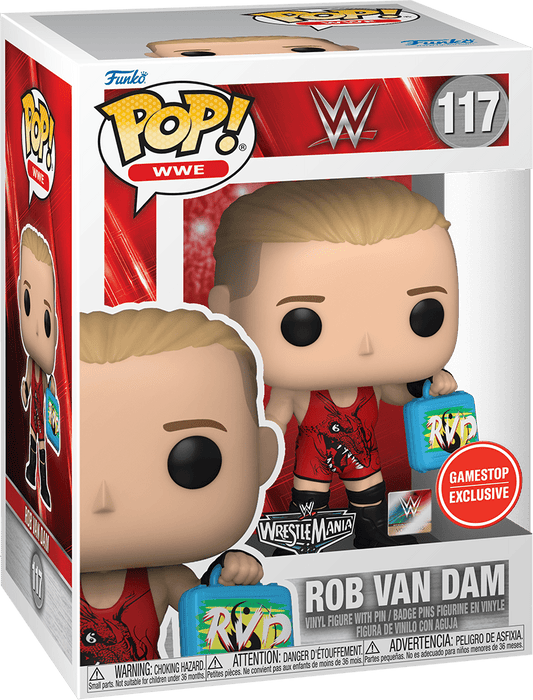 Funko Pop! Rob Van Dam Gamestop Exclusive #117