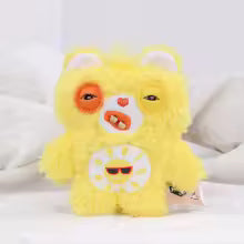 Fuggler Love Heart Bear Monster Plush Keychain Blind Box