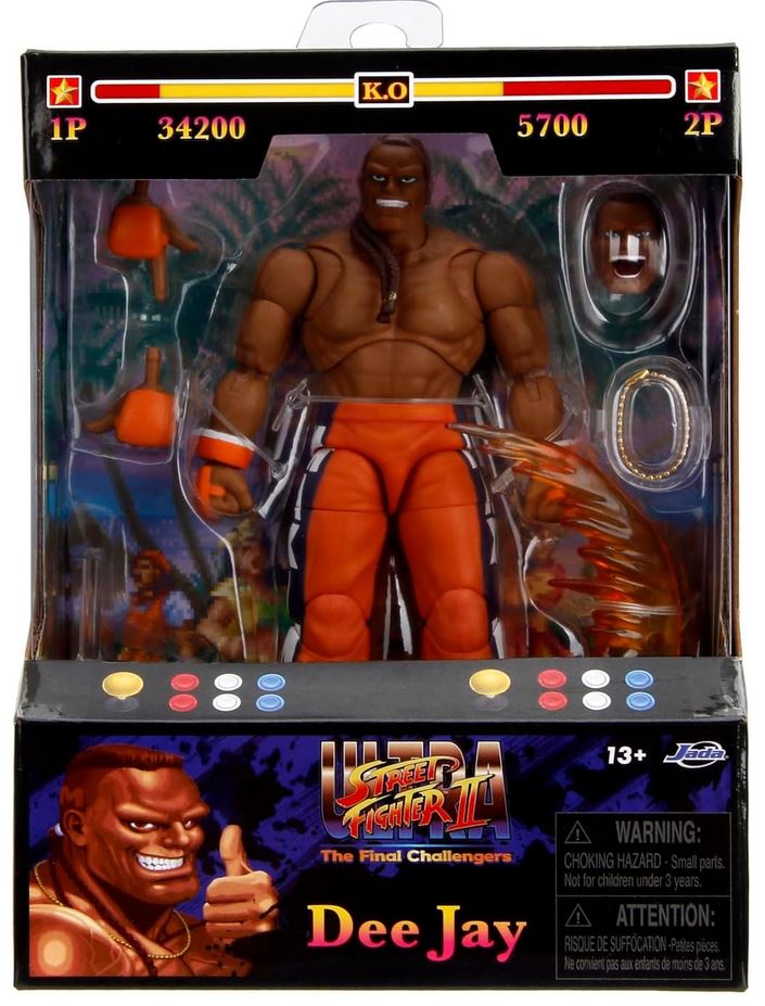 Street Fighter II Dee Jay 6in Action Figure