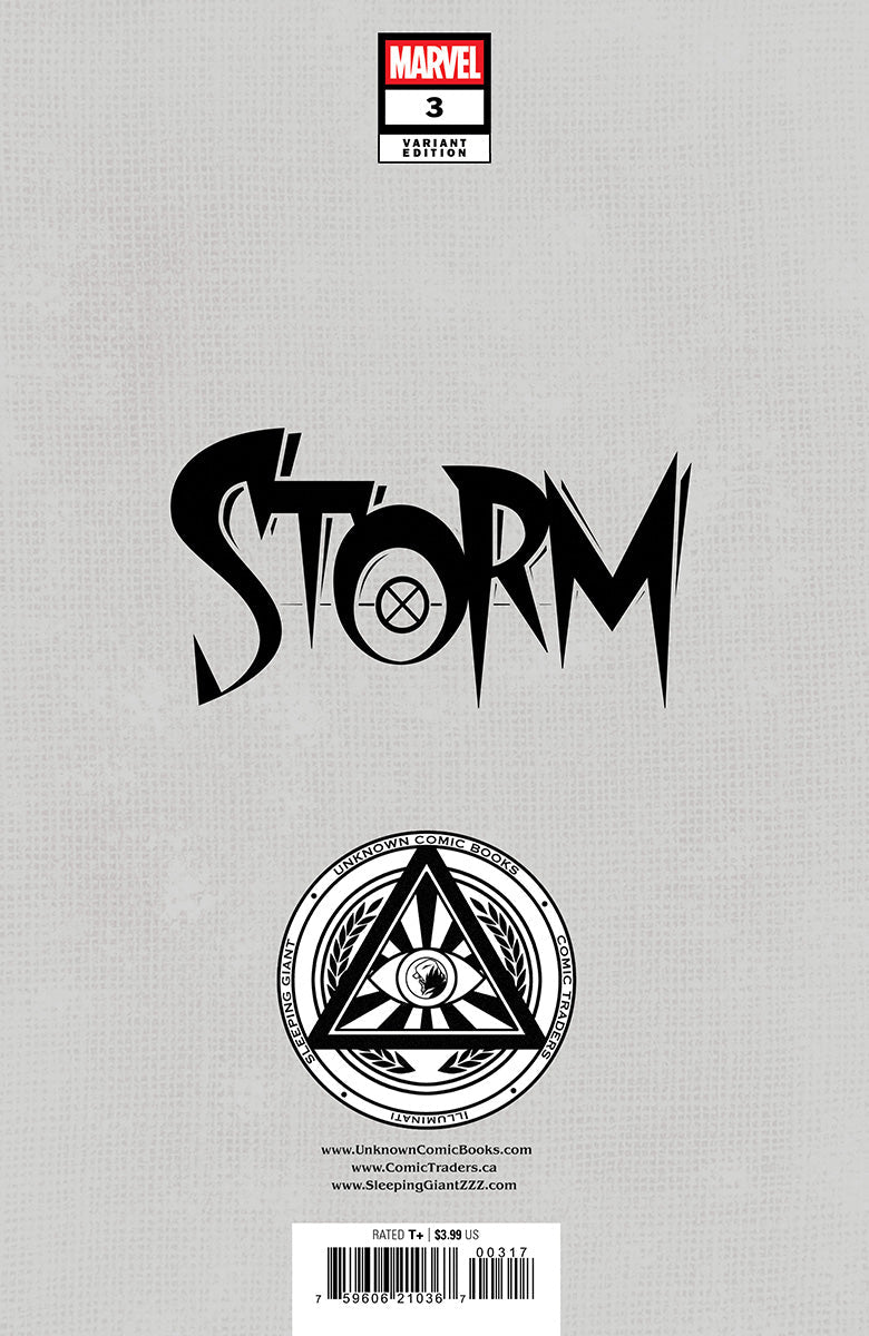 Storm #3 Unknown Comics Mateus Manhanini Exclusive Virgin Var (12/11/2024)