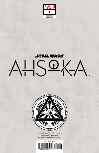 Star Wars: Ahsoka #1 Unknown Comics David Nakayama Virgin Exclusive  Var (07/10/2024)