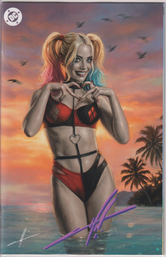 G'Norts Swimsuit Edition Harley Quinn #1 Carla Cohen Signed Mega 2026 Virgin