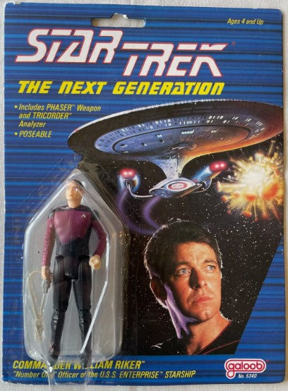 Star Trek TNG Riker (Galoob 1988)