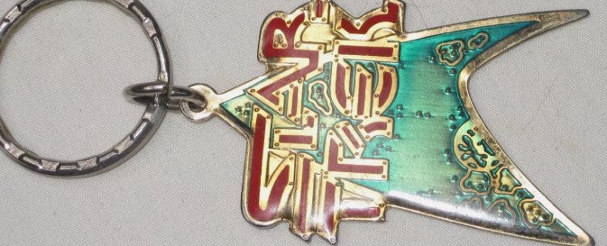 STAR TREK key chain metal enamel logo