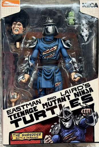 NECA 7" Teenage Mutant Ninja Turtles Mirage Battle Damaged Shredder Action