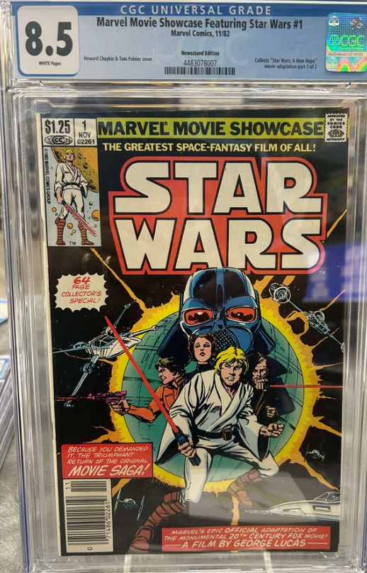 MM SHOCASE STAR WARS 1 CGC 8.5