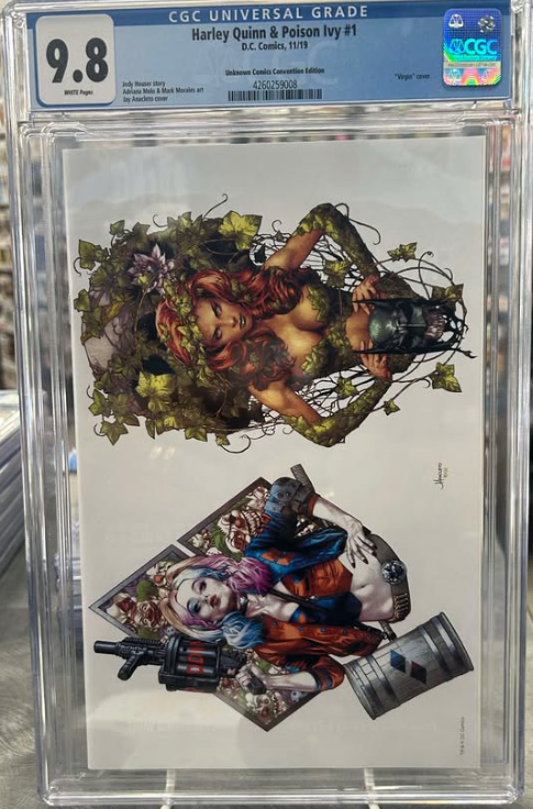 HARLEY QUINN & POSION IVY 91 CON COVER CGC 9.8