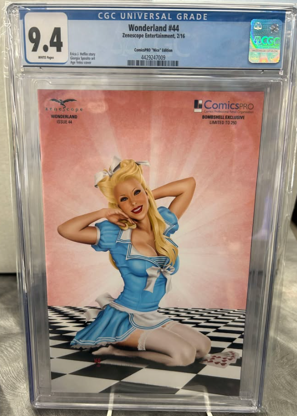 WONDERLAND 44 "NICE" CGC 9.4