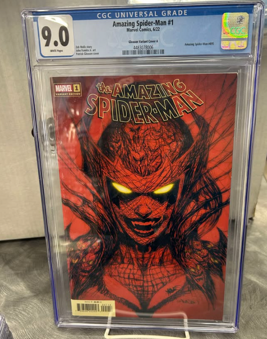 AMAZING SPIDERMAN 1 GLEASON VAR CGC 9.0