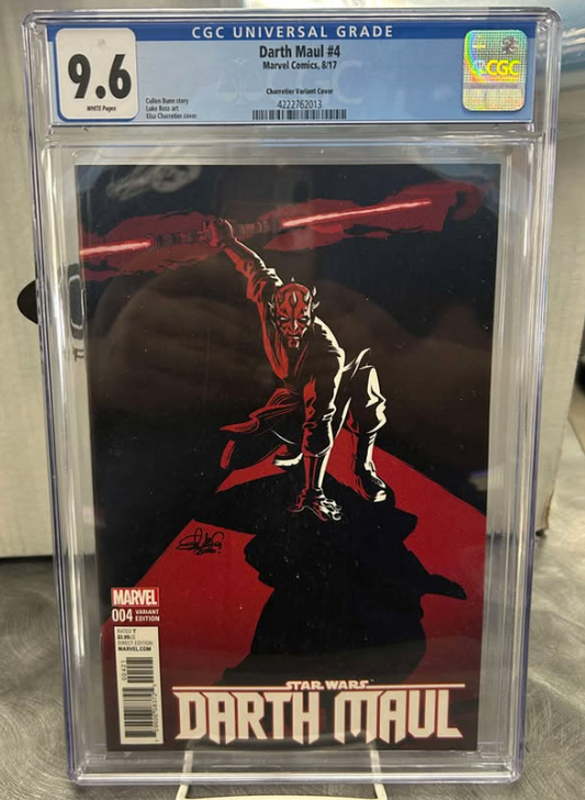 DARTH MAUL 4 CHARRETIER VAR CGC 9.6