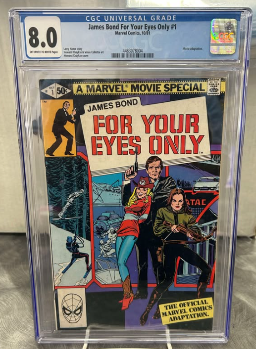JAMES BOND FOR YOUR EYES ONLY 1 CGC 8.0