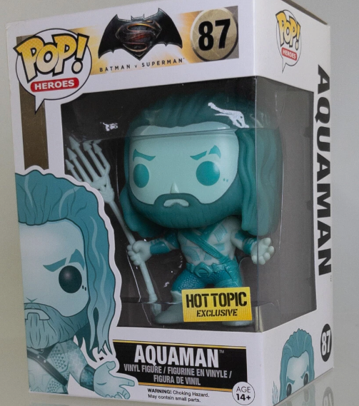 POP! Batman v Superman Vinyl Figure AQUAMAN (Blue) #87