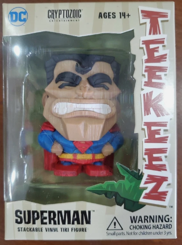 Superman DC Teekeez Stackable Vinyl Tiki Figure