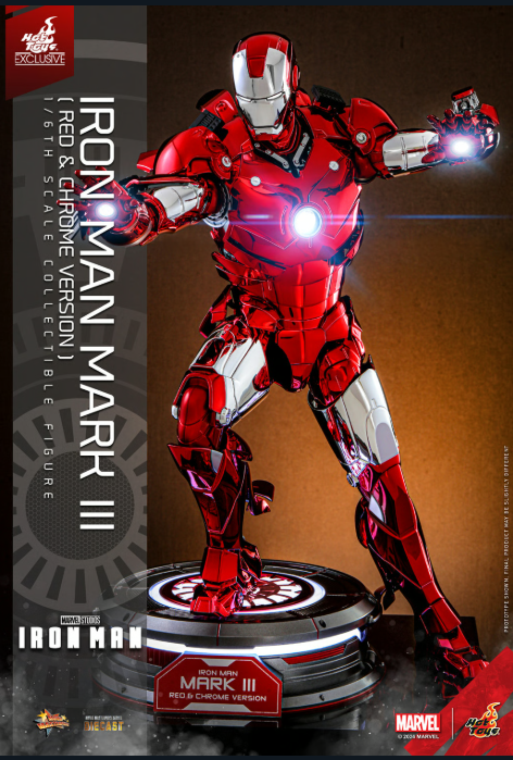 Iron Man Mark III (Red & Chrome Version)
