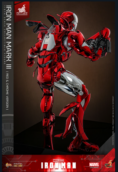 Iron Man Mark III (Red & Chrome Version) – DZ Comics and Gaming Iron Man Mark III (Red & Chrome Version) – DZ Comics and Gaming