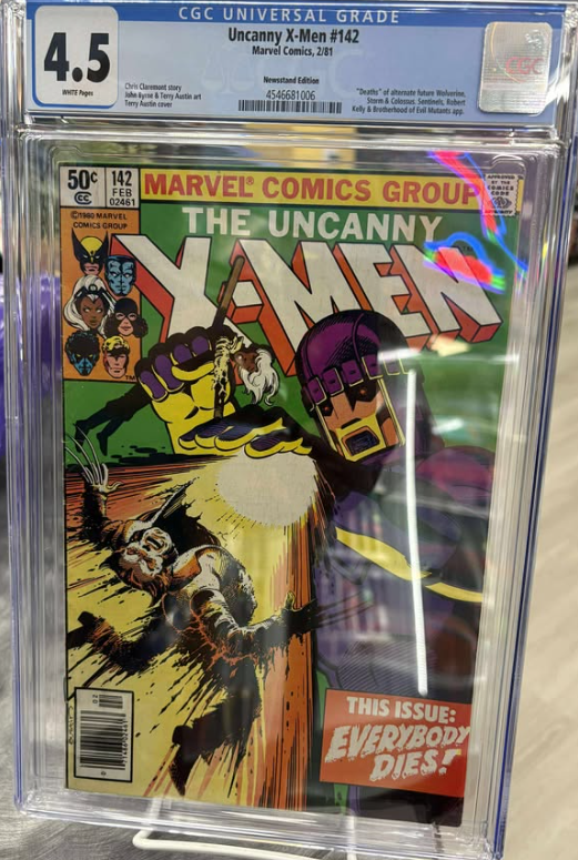 CGC 4.5 Uncanny X-Men #142