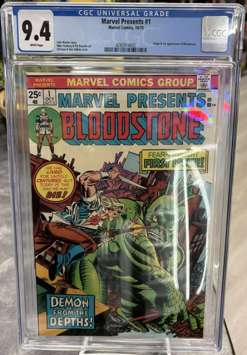 CGC 9.4 Marvel Presents #1