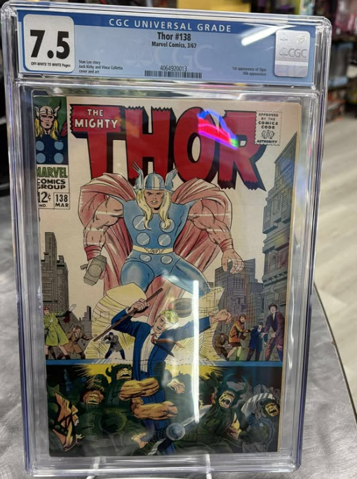 CGC 7.5 Thor 138