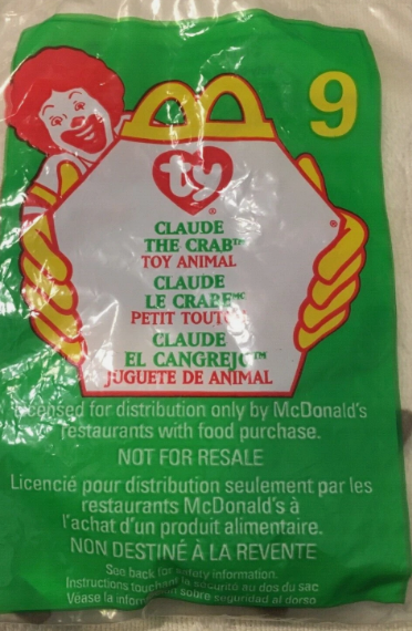 1999 TY McDonalds Beanie Babies #9