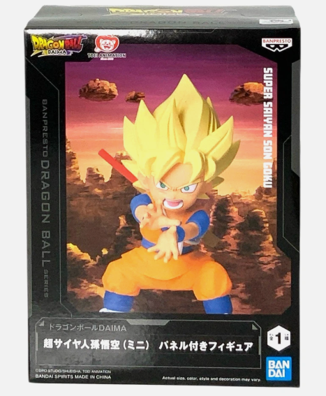 BanPresto - Dragon Ball - Son Goku Figure with Panel