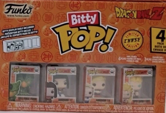 Funko BITTY POP! Dragon Ball Z Limited Chase Edition 4 Box Set Cell