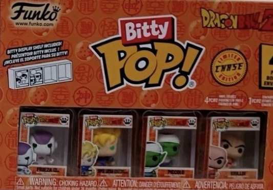 Funko BITTY POP! Dragon Ball Z Limited Chase Edition 4 Box Set Frieza