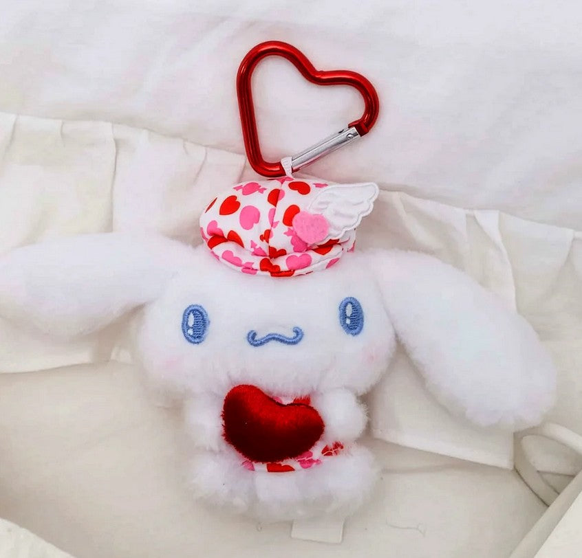 Sanrio My Melody Cupid Plush Keychain Cinnamorol