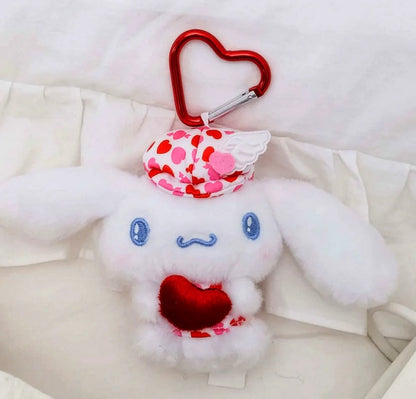 Sanrio My Melody Cupid Plush Keychain Cinnamorol