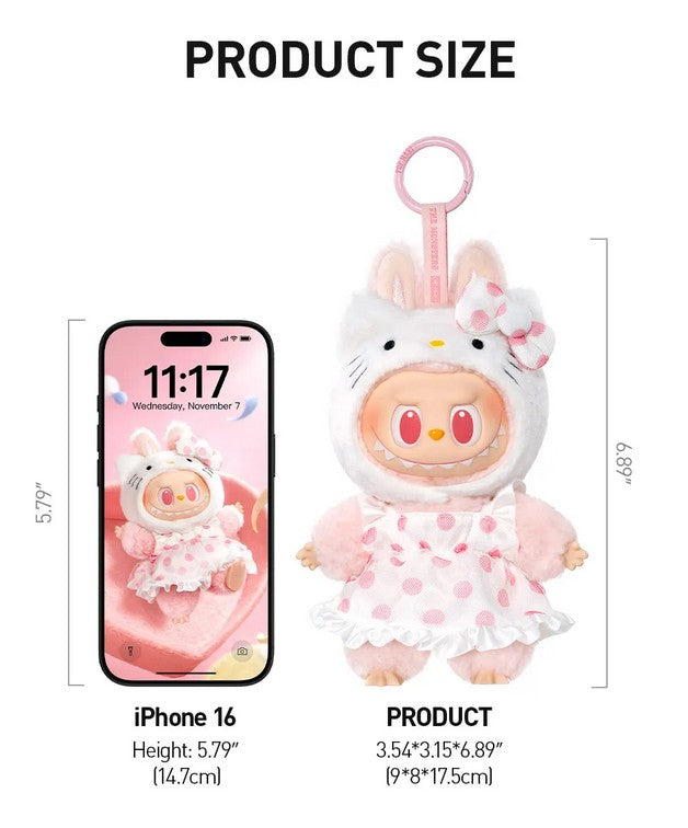 THE MONSTERS × Hello Kitty and Friends Series-Vinyl Plush Pendant Blind Box